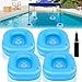 ANGAR Canopy Float Set Floating Pool Canopy Float for Any PopUp Pool Shade Canopy Floating Tent18X18X10 Include Hand Air Pump Durable PVC Floats Kit for Pools Lakes Beaches Canopy Not Included - Image 3