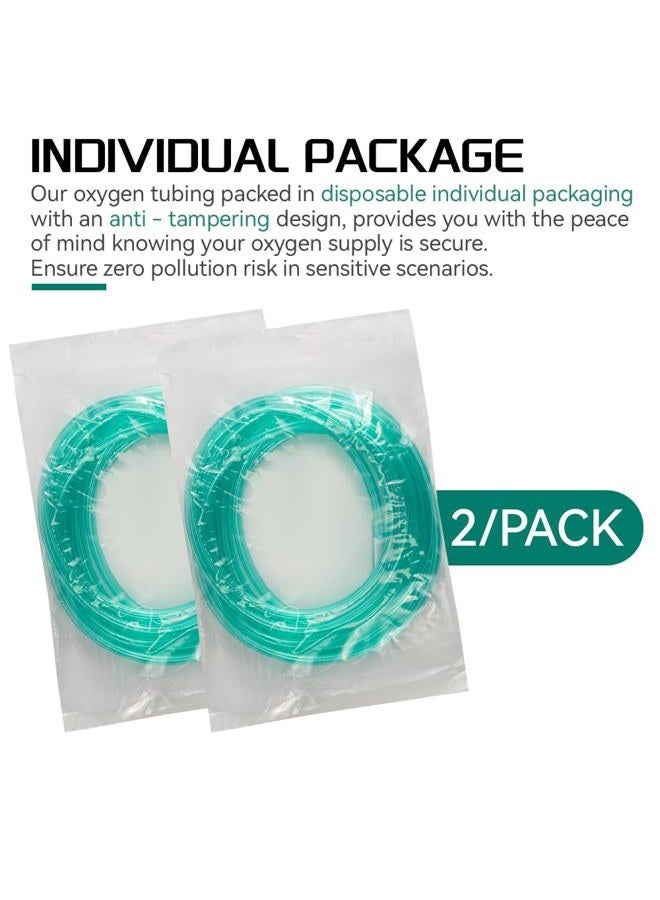 13Ft Oxygen Tubing-Premium Green -Kink Resistant-Packing of 2 Tubes - Image 3