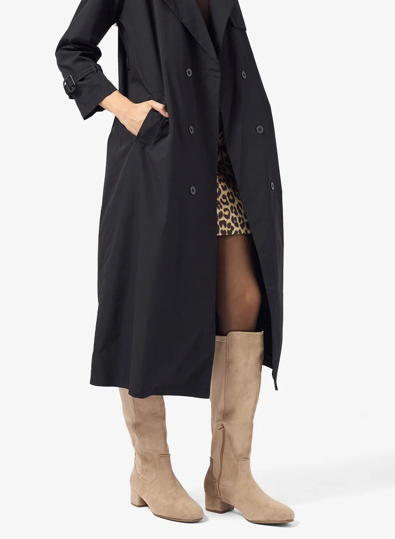 Truffle taupe micro Knee_Boots for Women | Best Price UAE