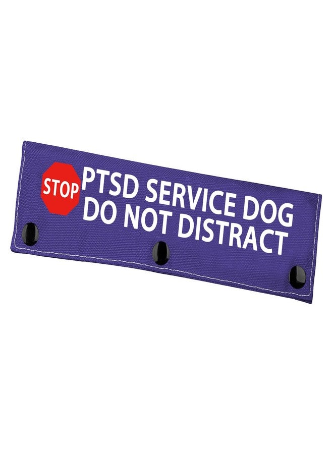 Zuo Bao Service Dog Leash Sleeve PTSD Service Dog Do Not Distract Dog Leash Wrap Social Distancing Gift（PTSD Service Dog） - Image 1
