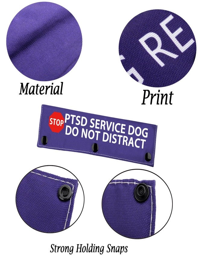 Zuo Bao Service Dog Leash Sleeve PTSD Service Dog Do Not Distract Dog Leash Wrap Social Distancing Gift（PTSD Service Dog） - Image 4