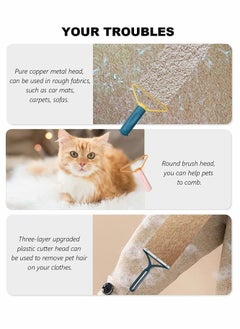 Y&D pet hair remover, Lint Roller for Pet Hair, Portable Remover Shaver, uproot cleaner pro hair, Carpet Scraper, Suitable Couch, Carpet, Car Mat, Clothes  - Image 3