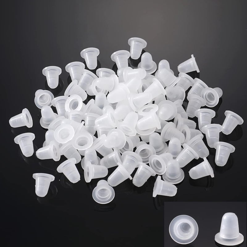 KingWei Silicone Ink Caps500pcs Disposable Silicone Ink Cups Pigment Pigment Ink Caps Small Size Accessories for InkKitsSupplies 500s