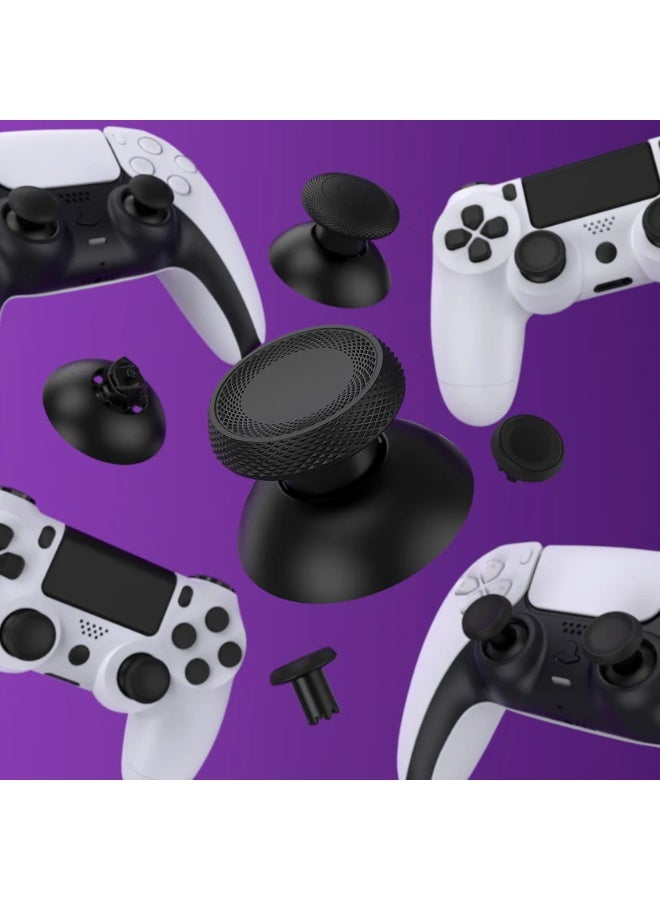 eXtremeRate عصا تحكم eXtremeRate ThumbsGear قابلة للتبديل بتصميم مريح، مزودة بثلاثة ارتفاعات للمقابض المقببة والمقعرة، عصا تحكم قابلة للتعديل لأجهزة تحكم PS5 وPS4 - أسود - Image 2