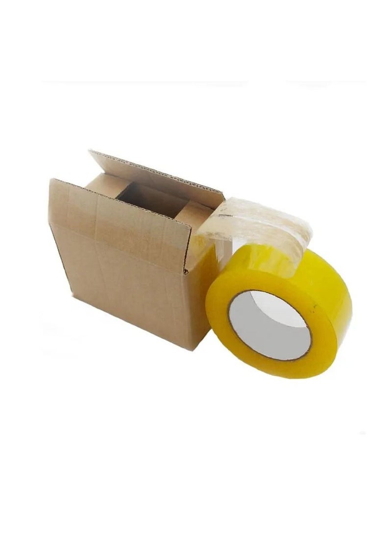 Yuwell Pack Of 3 Pcs Packing Tape For Sealing Parcel Boxes Use For Office Supplies And Home Packing Tape 50Y 48MMX45MIC  - Image 2