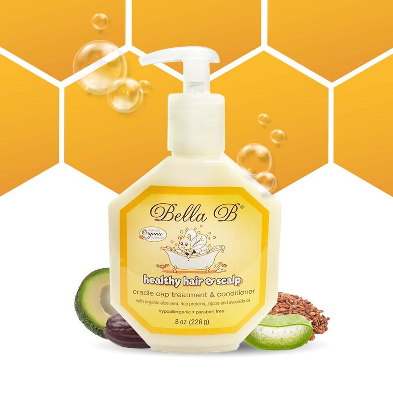 Bella B Hair Conditioner, 8 fluid ounces ages and hair types, Salon quality formula for soft beautiful hair and a healthy scalp - Image 1