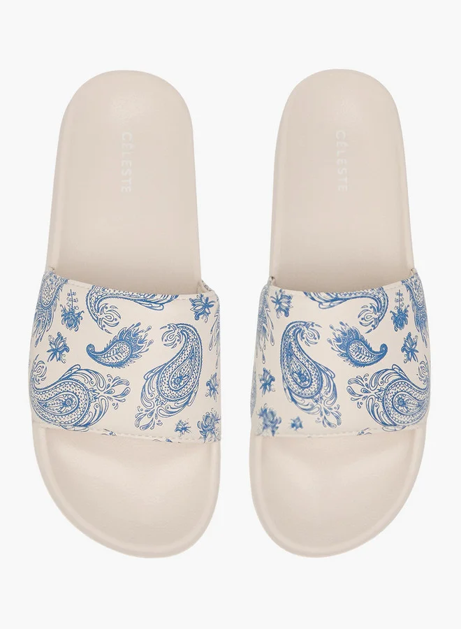 سيليست Women's Paisley Print Slides