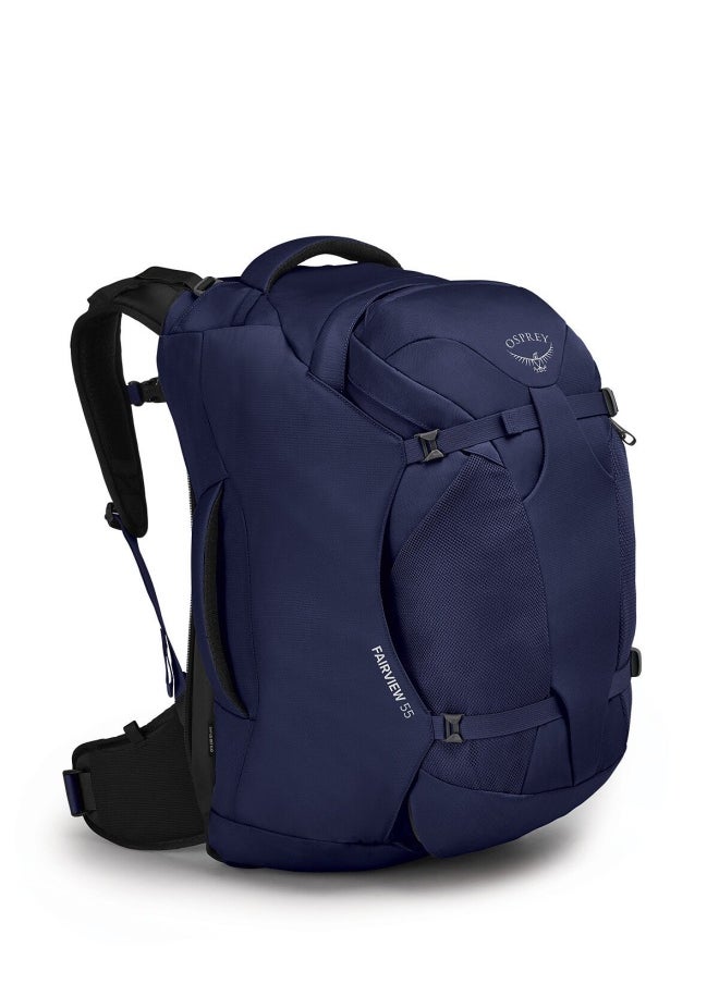 OSPREY Fairview 55 Winter Night Blue O/S Camping Backpack  - Image 1
