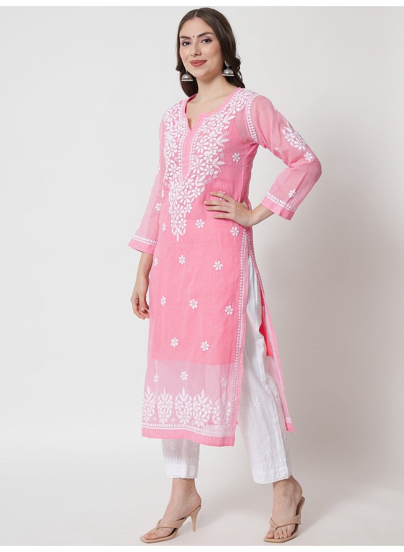 الايا يدوي تشيكانكاري كوتا مستقيمة كورتا مع ينزلق-AL3540 - Image 3