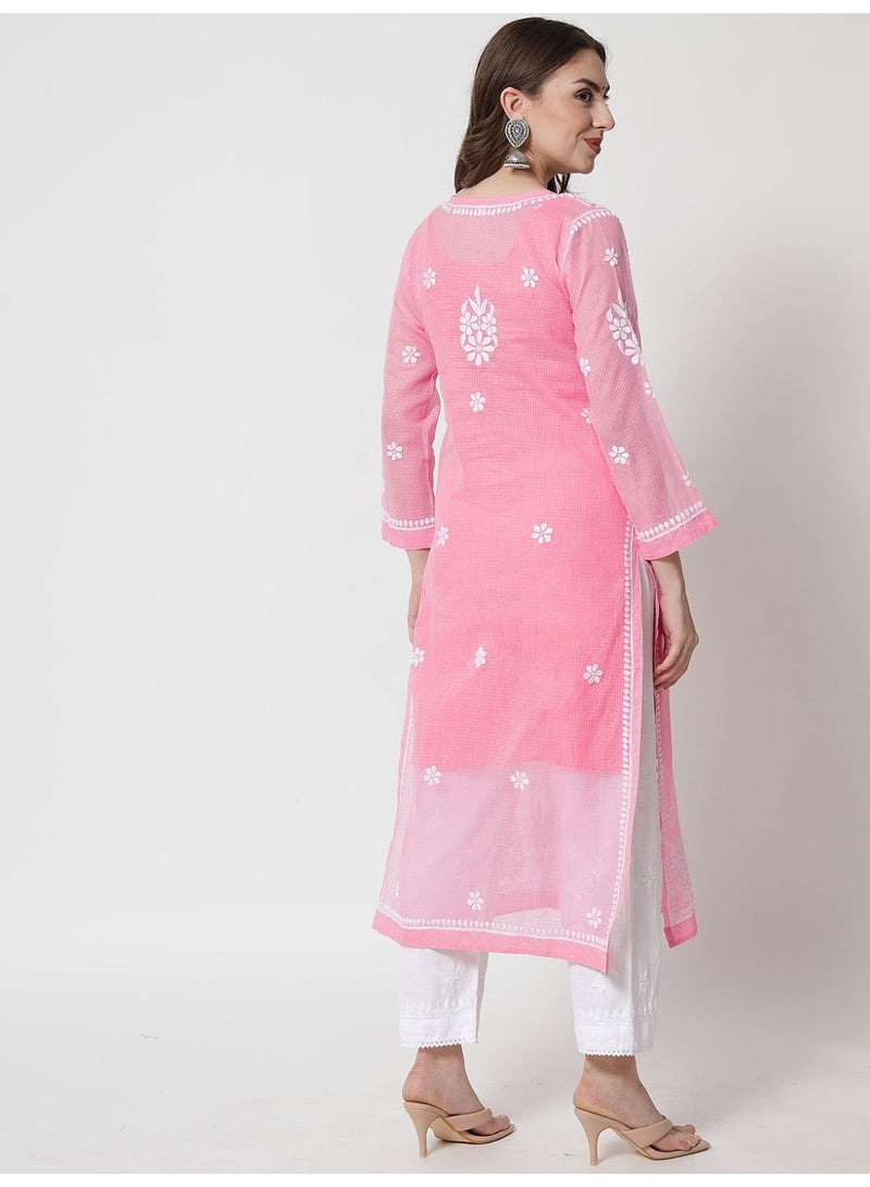 الايا يدوي تشيكانكاري كوتا مستقيمة كورتا مع ينزلق-AL3540 - Image 2