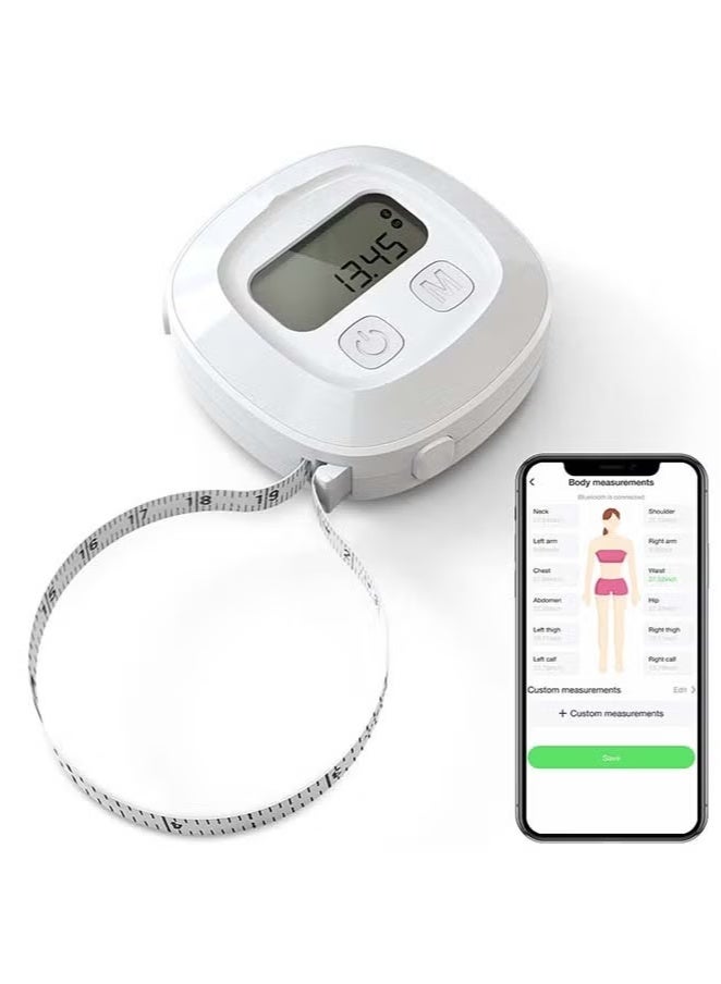 Generic Bluetooth Body Tape Measure with App - 60in, Locking, Retractable, for Body Measurements and Weight Loss  - Image 1