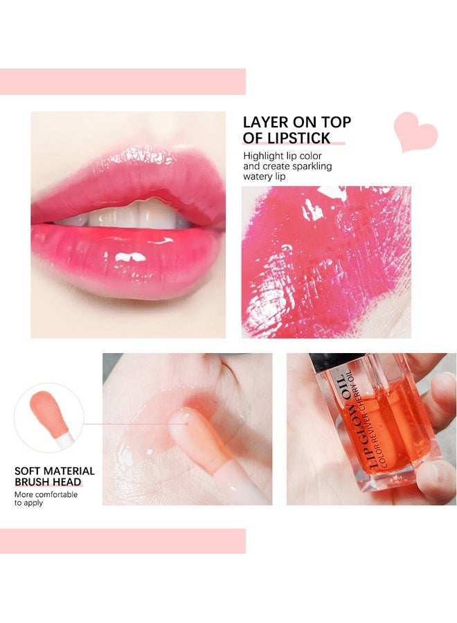 ibcccndc Lip Glow Oil Hydrating Texture For a Clear and Shiny Lips 007 Raspberry - Image 5