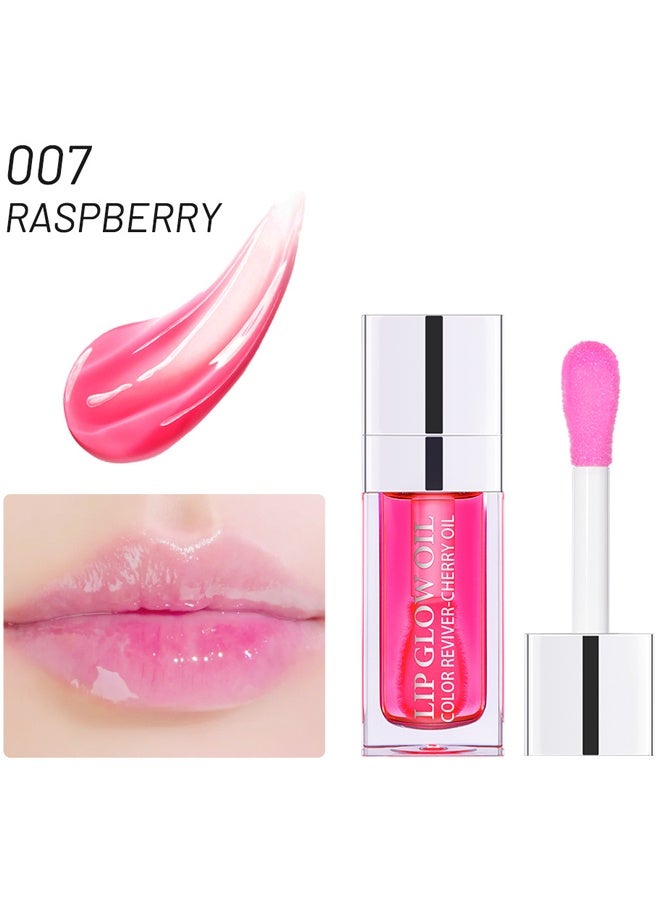 ibcccndc Lip Glow Oil Hydrating Texture For a Clear and Shiny Lips 007 Raspberry - Image 2