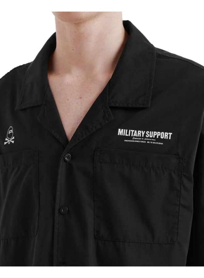 Fingercroxx  Men Military Support Short Sleeve Shirts for Men | Best Price UAE