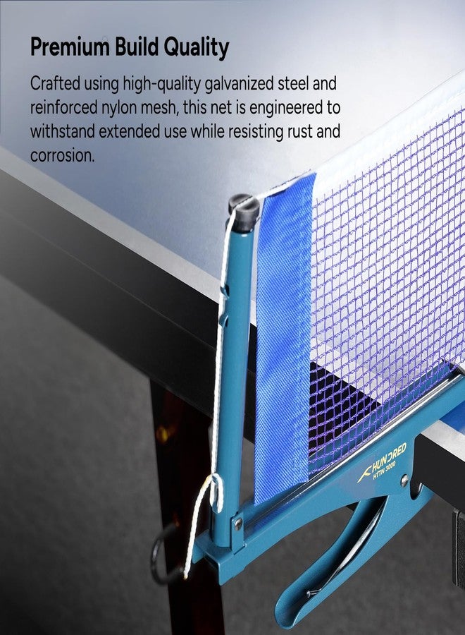 HUNDRED HNDRD Club Series NET and Post Set HTTN-3000 | Professional Clipper-On Net with Spring Clamp System | Durable Alloy Steel Frame | Indoor & Outdoor Use | Easy Setup | Rust-Resistant - Image 4