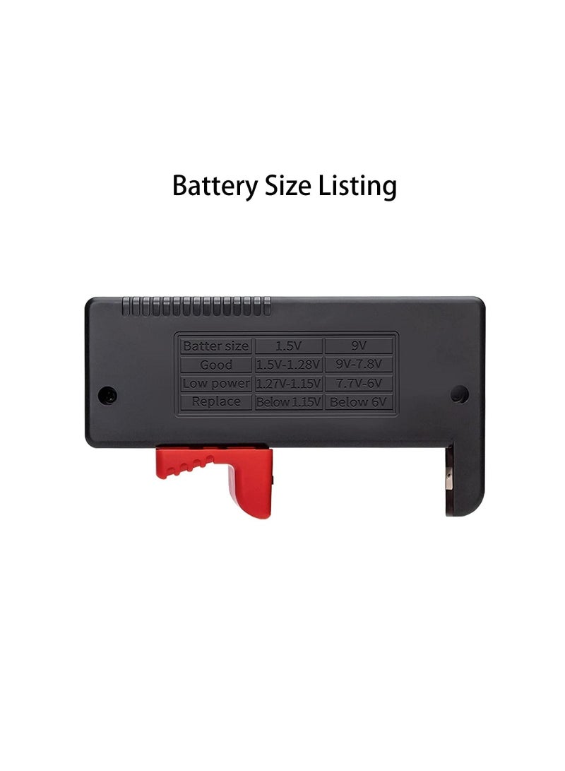 Battery Tester Checker, Universal Small Battery Tester for AAA AA C D 9V 1.5V, Button Cell Batteries Checker - Small Volt Checker for All Batteries - 2 Pack - Image 5