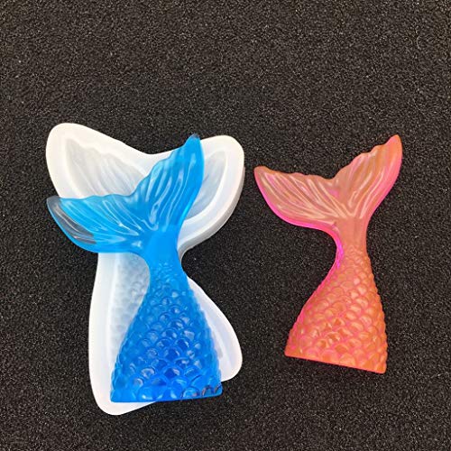 Esslly Silicone Marzipan Mermaid Mould for Cake Decoration, Fondant, Chocolate, Candies, Resin Art | Durable, Non-Stick, Easy to Clean, Flexible | Heat Resistant - Image 3