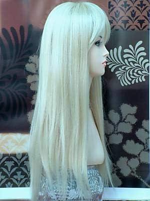 Forever young Forever Young Ladies Long Sleek Straight Platinum Blonde Fashion Wig
