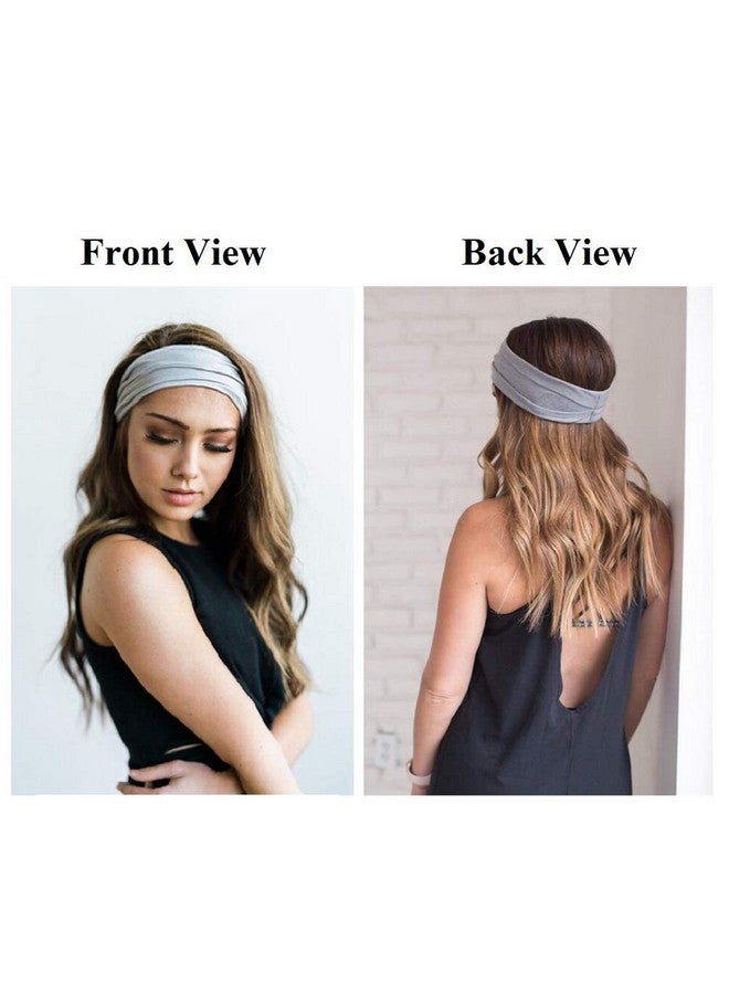 اسم المحتوى ناريلا عصابات رأس هواتشي غير قابلة للانزلاق لممارسة التمارين الرياضية واليوجا وإكسسوارات الصيف وأشرطة مرنة - Image 3