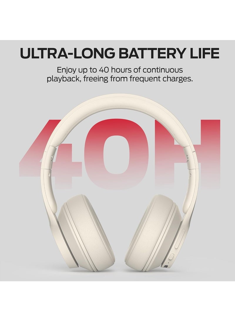 Monster Mission 100 Bluetooth Headphones, Over Ear Headphones with Immersive Bass, Crystal Clear Call, 40H Playtime, Bluetooth 5.4, Comfortable Fit Wireless Headset for Travel Work  - Image 2