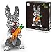 KADELE Easter Bunny Building Animal Sets Extremely Challenging STEM Building Blocks Decor for Adults Kids Micro 3D Educational Toys for Boys Girls Ages 8 and Up 927 Pieces - Image 2