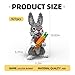 KADELE Easter Bunny Building Animal Sets Extremely Challenging STEM Building Blocks Decor for Adults Kids Micro 3D Educational Toys for Boys Girls Ages 8 and Up 927 Pieces - Image 4