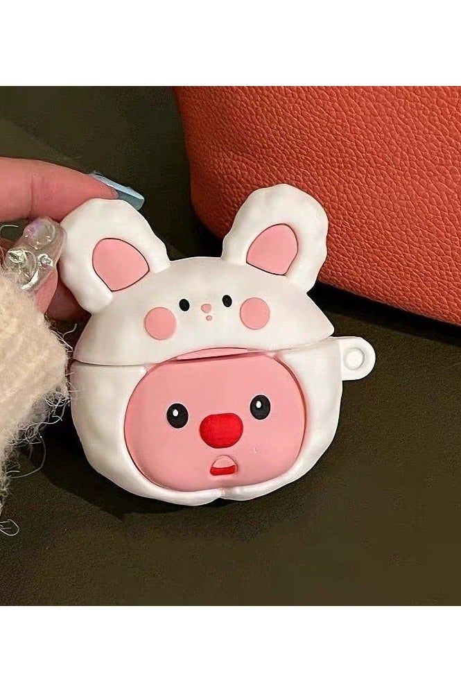 general AirPods 3rd generation silicone wireless Bluetooth protective case, cartoon design, Apple wireless Bluetooth headphones protective case, made of silicone material, with a creative and soft exterior.