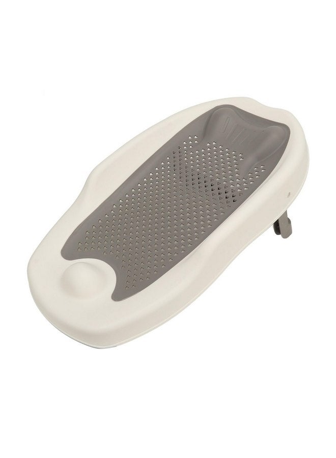 Keenso Foldable Baby Bath Support with Universal Fit, Hollow Pattern Bathtub Holder for Infants, Ergonomic Design, Quick Drainage, Non Slip (Gray) - Image 5