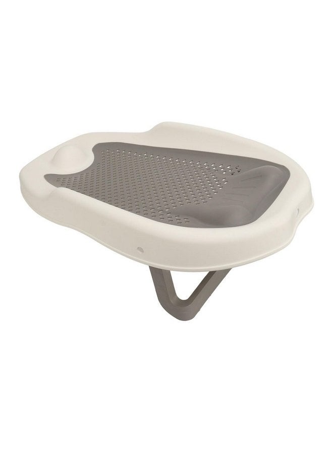 Keenso Foldable Baby Bath Support with Universal Fit, Hollow Pattern Bathtub Holder for Infants, Ergonomic Design, Quick Drainage, Non Slip (Gray) - Image 2