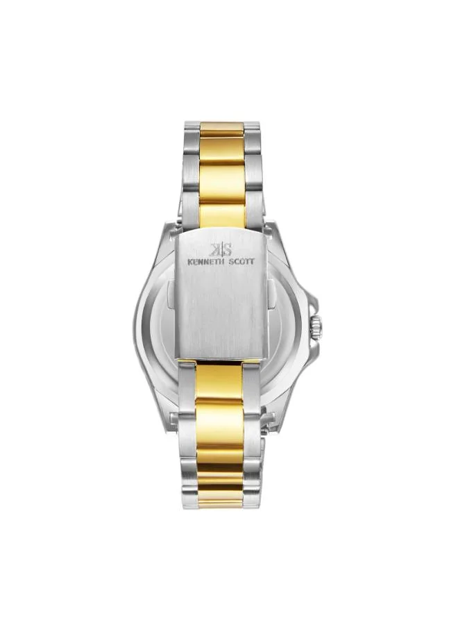 KENNETH SCOTT Green Men's Stainless Steel Analog Watch K23022-TBTH - 40 mm for Men | Best Price UAE
