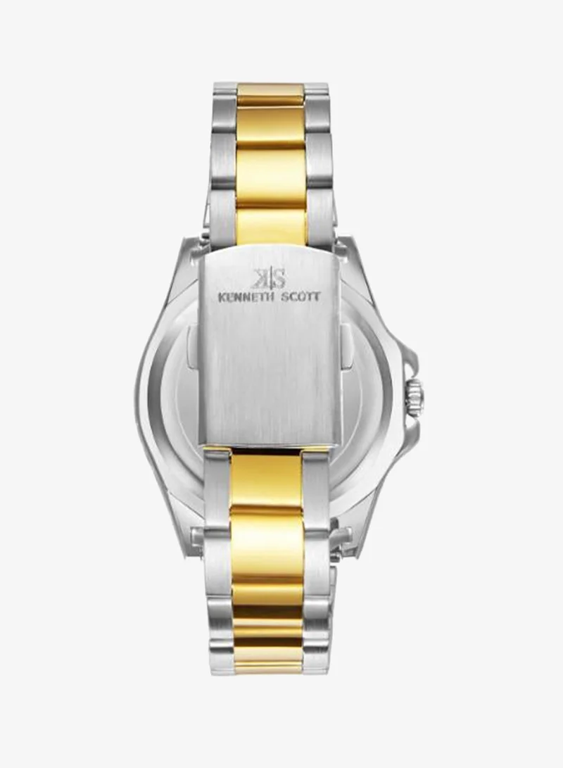 Kenneth Scott Green Men's Stainless Steel Analog Watch K23022-TBTH - 40 mm for Men | Best Price UAE