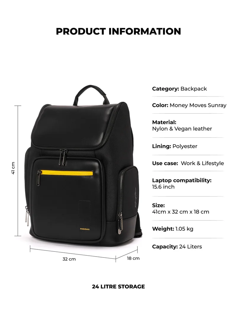 موكوبارا للتجارة ذ.م.م حقيبة ظهر هوفر كرافت بسعة ٢٤ لتر