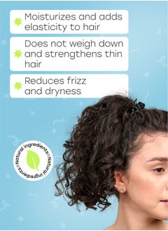 CURL ROCK AND ROLL Curl Rock and Roll Hair Mask - Repairs and Moisturizes - Paraben-Free, Sulfate-Free, Mint & Lemon, 300 ml  - Image 4