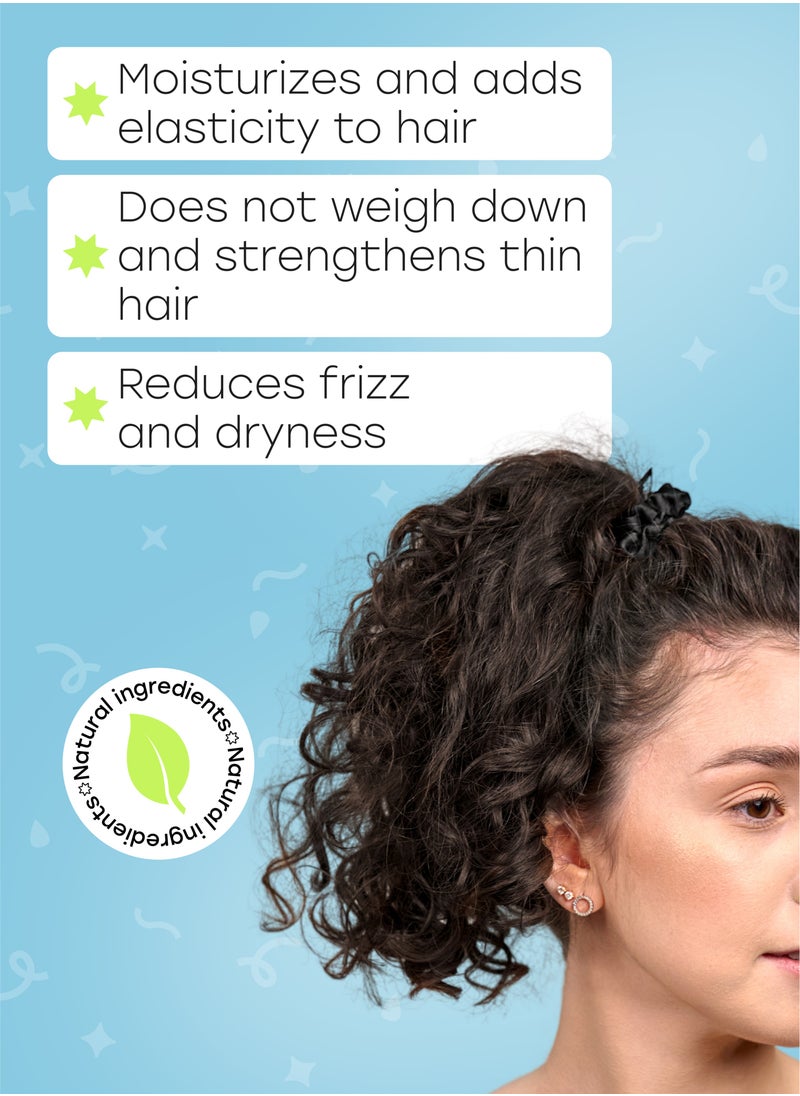 CURL ROCK AND ROLL Curl Rock and Roll Hair Mask - Repairs and Moisturizes - Paraben-Free, Sulfate-Free, Mint & Lemon, 300 ml  - Image 4