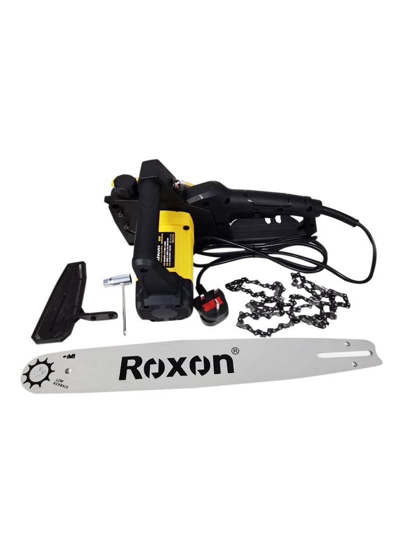 ROXON RXECS1300 Electric Chain Saw 16-inch 1300W - High-Efficiency 220-240V 50/60Hz 480rpm - Durable And Powerful Premium Chain Saw for Cutting and Trimming - Image 3