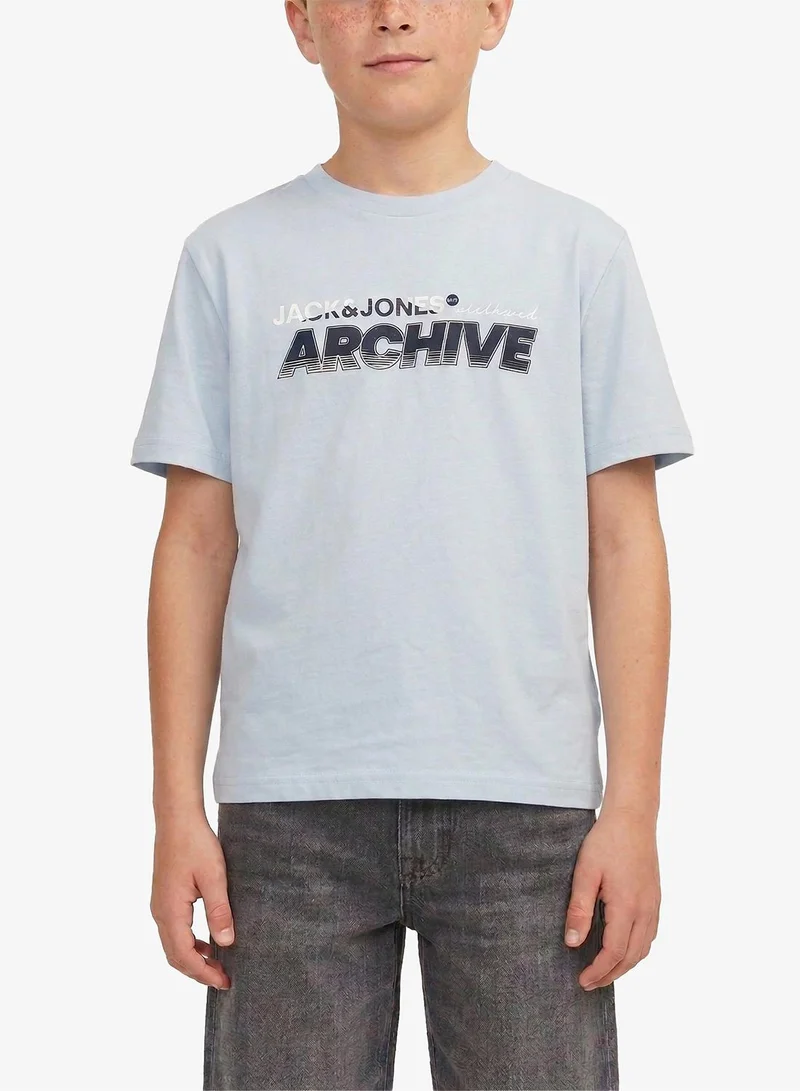 جاك وجونز جونيور تيشيرت أطفال بياقة دائرية جي جي برات