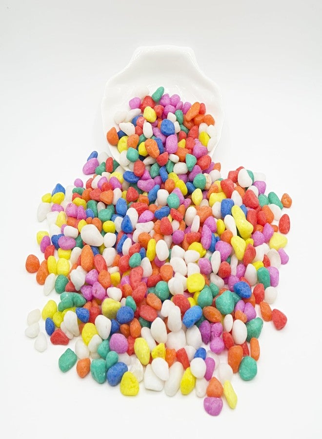 TACOLO Mixed Color Pebbles for Crafts, 0.9 Pound Natural Polished Aquarium Gravel, Decorative Pebbles for Indoor Plants, Turtle Tank, Vase, Succulents Cactus, Garden Landscaping - Image 4
