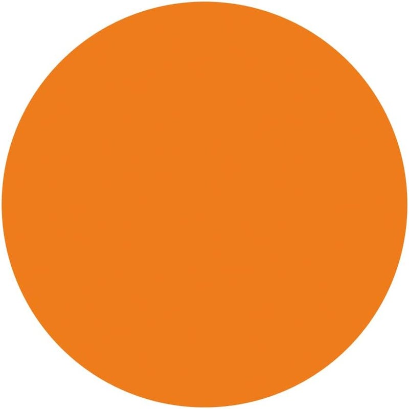 Yeele غلاف خلفية دائري برتقالي نقي 65x65 قدم من بوليستر لون صلب لستوديو الصور لصور الرأس وديكور حفلات عيد الميلاد وحفلات استقبال المواليد - Image 3