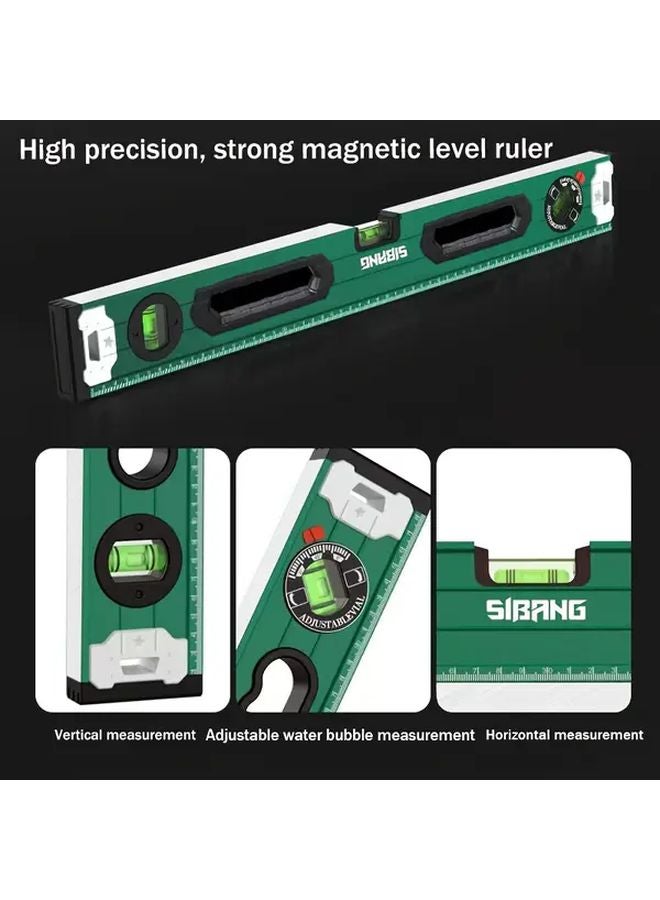 1PC 300MM Heavy Duty Magnetic Level Ruler Precision Measuring Tool - Image 4