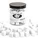 AiFanS 60 Pieces Blank Dice Write on16MM SixSided White Cubes with Smoothed Surface for Board GamesDIY StickerMath ActivitiesBuilding BlocksCustom Making - Image 2