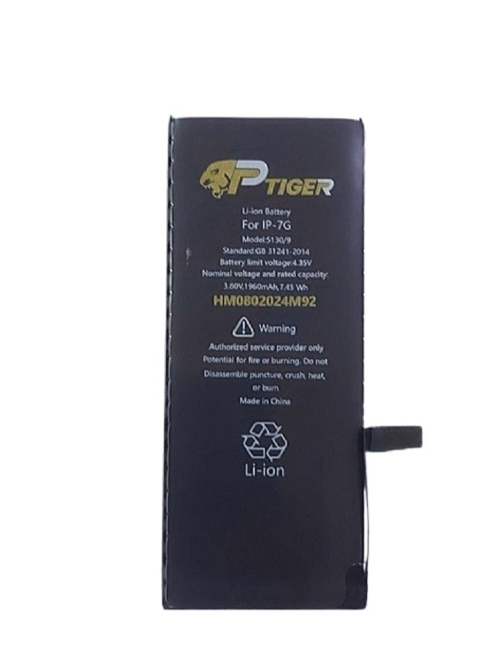 TIGER TIGER For iPhone 7.High-capacity Lithium Cobalt Oxide Lithium-ion Safe and reliable stable performance long Standby Time Long Lasting Battery - Image 1