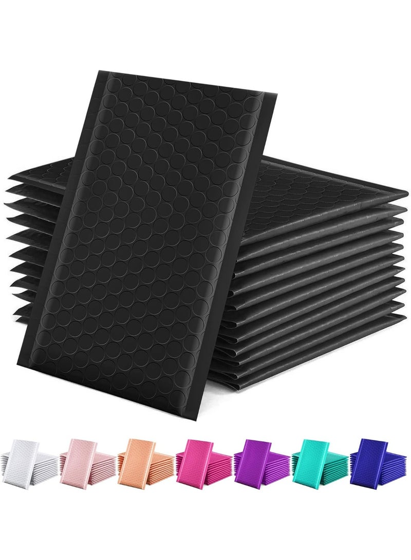 GSSUSA Black Bubble Mailers 4x8 Inches 50 Pack, Usable Size 4X7" Bubble Envelopes for Small Business, Padded Envelope, Shipping Mailers, Packaging Bags, Mailing Envelopes, Shipping Supplies - Image 1