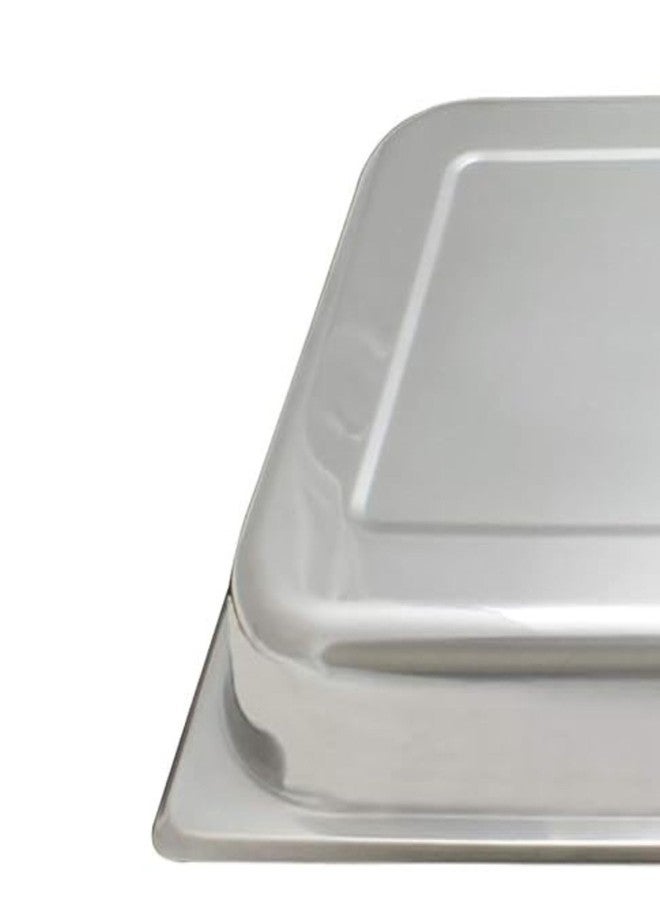 TrueCraftware- 8 Qt. Full Size Stainless Steel Dome/Chafer Cover with Black Plastic Handle- Chafers and Buffet Warmer Cover for Catering Event Party Holiday Buffet Weddings Catering - Image 4