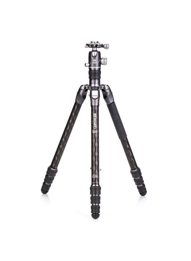 BENRO Rhino Carbon Fibre Three Series Tripod/Monopod with VX30 Ballhead, 4 Leg Sections, Twist Leg Locks, Padded Carrying Case (FRHN34CVX30) Max Height 174.5 cm - Image 1