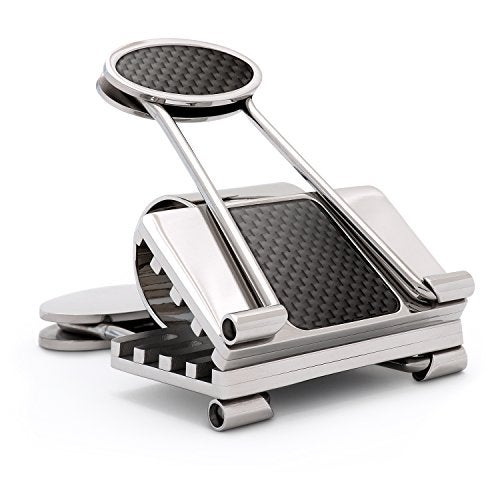 Speidel Stainless Steel Ionic Plated Metal Money Clip for Men, Bill Binder Clip, Wallet, Credit Card Holder, Minimalist Slim Money Clip - Image 1