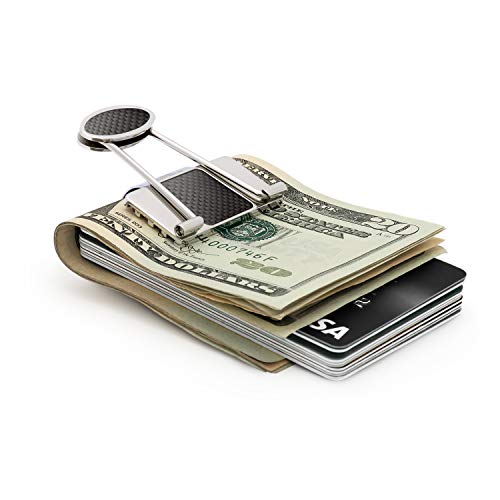 Speidel Stainless Steel Ionic Plated Metal Money Clip for Men, Bill Binder Clip, Wallet, Credit Card Holder, Minimalist Slim Money Clip - Image 3