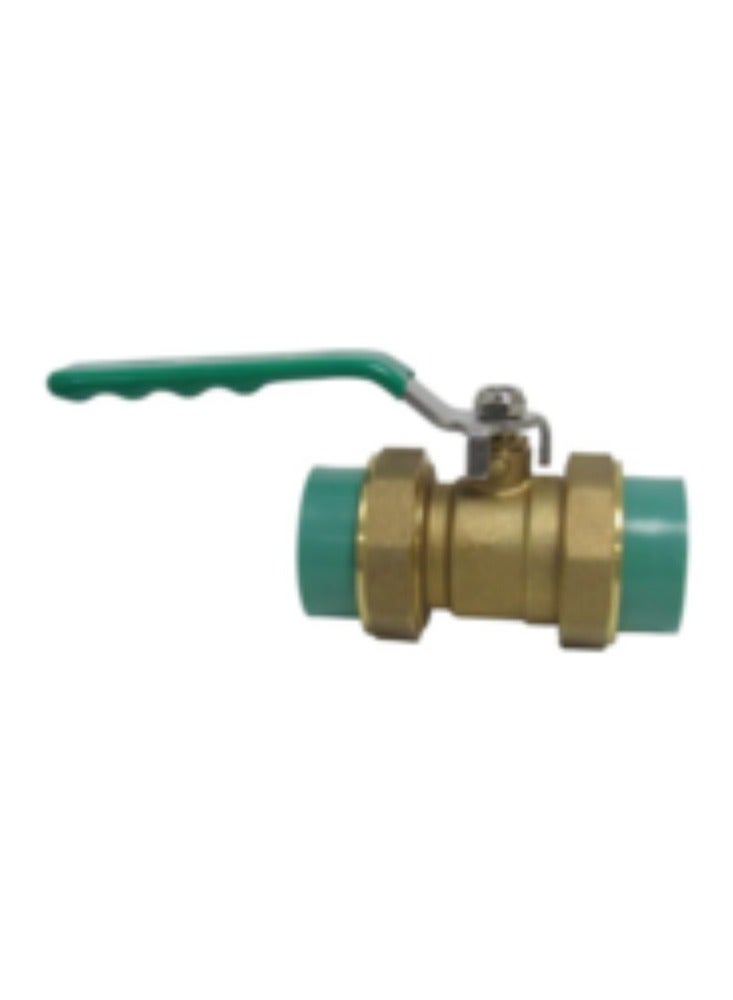 KNP KNP Brass Valve PPR Pipe Fitting (25MM) is a high-quality valve designed to control the flow of water or other fluids in PPR pipe systems  - Image 1