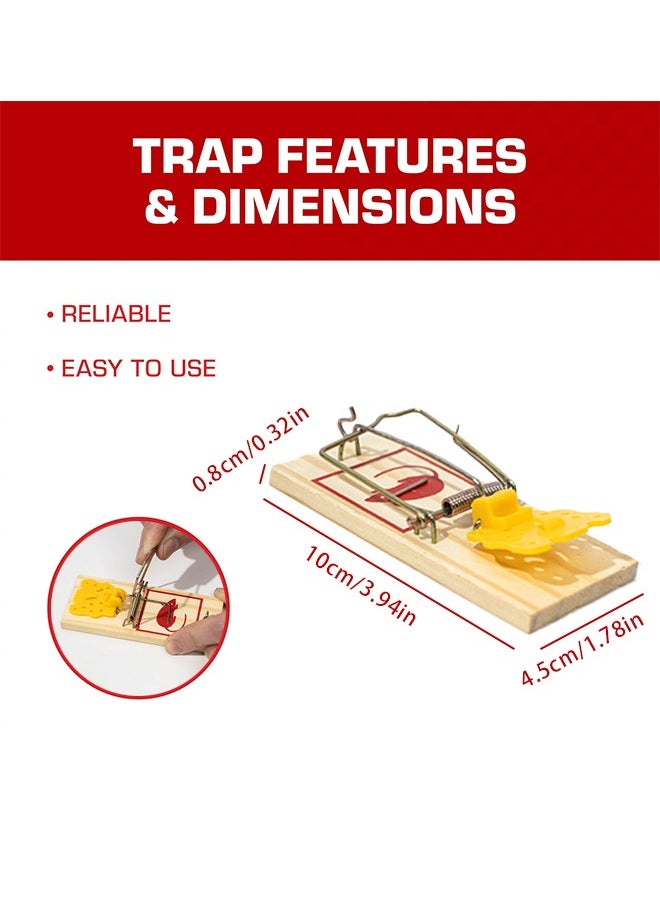 Generic - Mouse Traps (Wooden), 4 Traps - Image 1