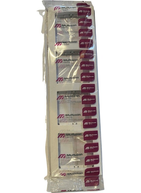 Mutlusan - Candela Quadruple Horizontal Frame White 21258001401 (2 Pieces) - Image 1