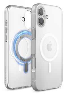 Elago Magnetic Hybrid for iPhone 16 Plus Compatible with MagSafe Case Cover - Clear 